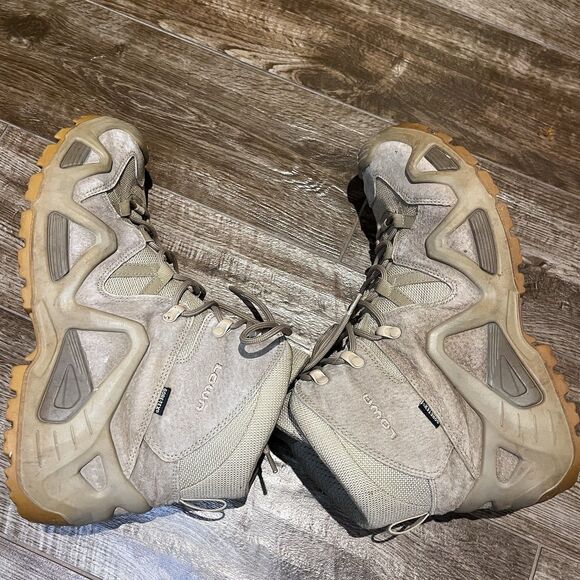 LOWA Zephyr GTX Mid TF Tactical Boots Men’s Size 11 Beige Gore-Tex Waterproof - Picture 9 of 14